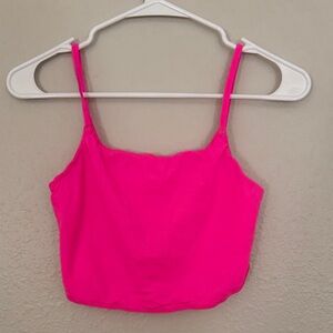 SKIMS Bright Pink Crop Top / Bralette